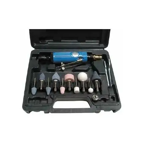 Güde Meuleuse à Main Pneumatique Set, 15 Pièces - 40032 3 Güde Meuleuse à Main Pneumatique Set, 15 Pièces - 40032