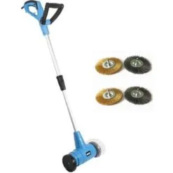 Güde Brosse à Mauvaises Herbes électrique / Nettoyeur De Joints Avec Quatre Brosses - 400W - 340 X 275 X 1230mm -GRF 401