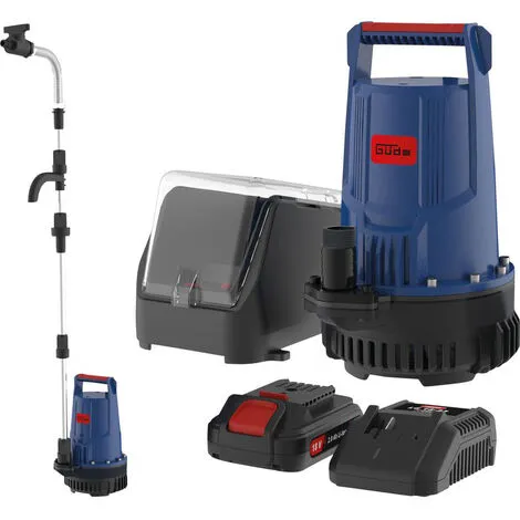 Güde Pompe De Baril De Pluie En Batterie RFP 18-201-23, 18 V, Batterie 2,0 Ah Et Chargeur Rapide - 58566 3 Güde Pompe De Baril De Pluie En Batterie RFP 18-201-23, 18 V, Batterie 2,0 Ah Et Chargeur Rapide - 58566