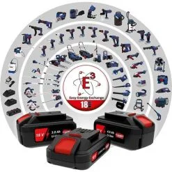 Güde Set D'entretien De Jardin GPS 18-201-05, Batterie Et Chargeur Inclus -Güde Elegant Boutique 54242862 2